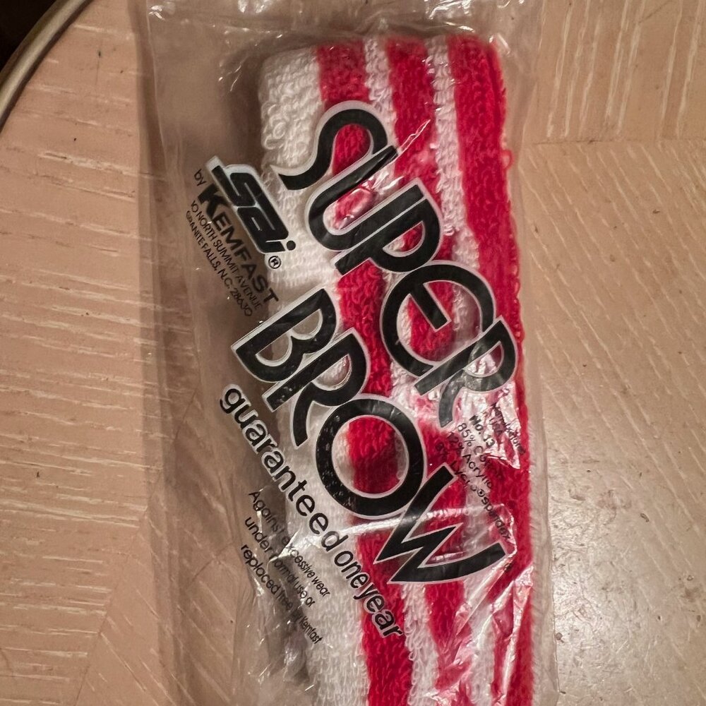 SUPERBROW BANDRED 7 WHITE STRIPED